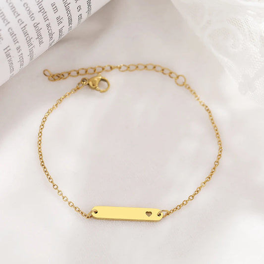 Stainless Steel Minimalist Bracelet Chain