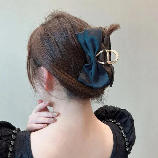Large Metal Bow Knot  Hair Clip
